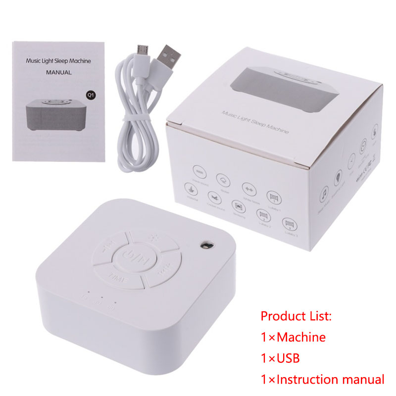 White Noise Machine Baby - Máquina de ruído branco recarregável usb
