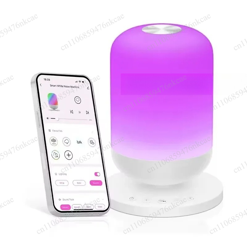 White Noise Machine Baby - Máquina de Ruído Branco Tuya Wi-Fi,