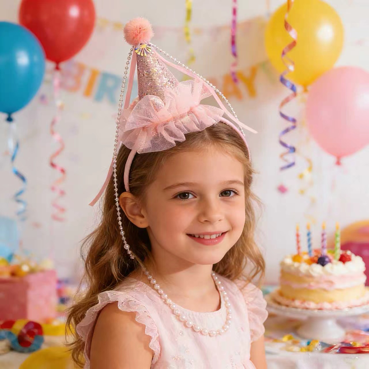 Nova Tiara de Aniversário Rosa - Baby Products Gift avaliação e preço
