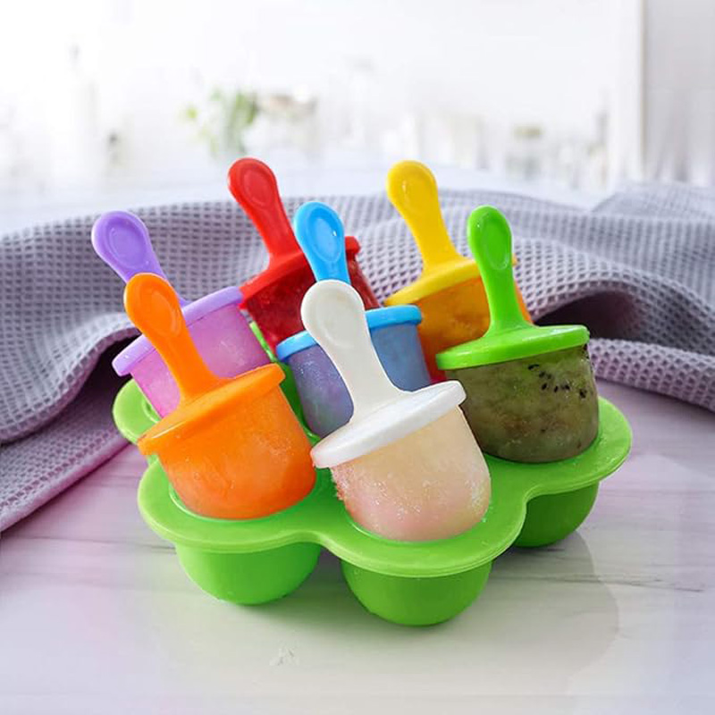 1pc 7 buracos diy sorvete pops - Baby Products Lotion avaliação e preço